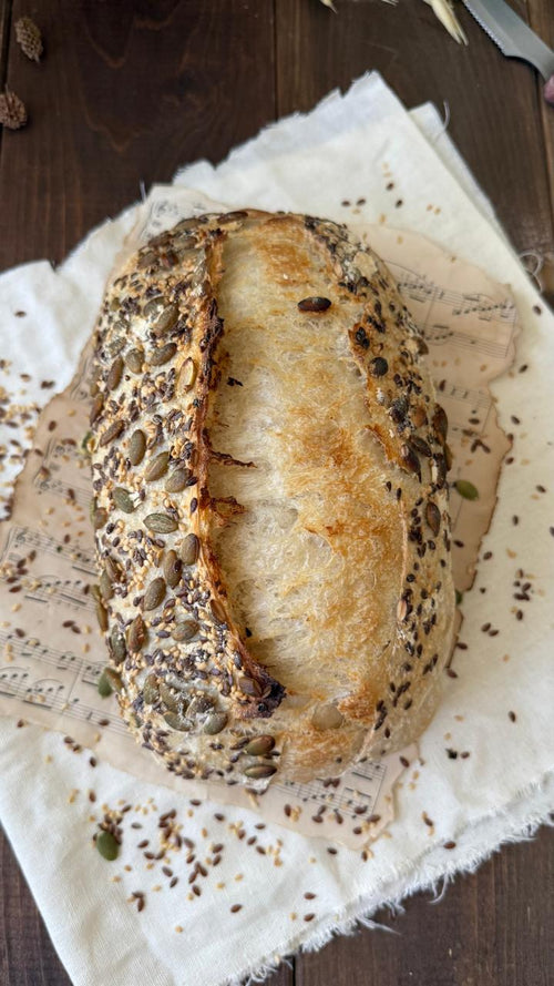 Seeded Bread — whole loaf